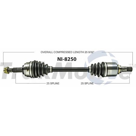 Surtrack Axle Cv Axle Shaft, Ni-8250 NI-8250